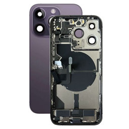 Apple iPhone 14 Pro - Backcover mit Kleinteilen (Deep Purple)