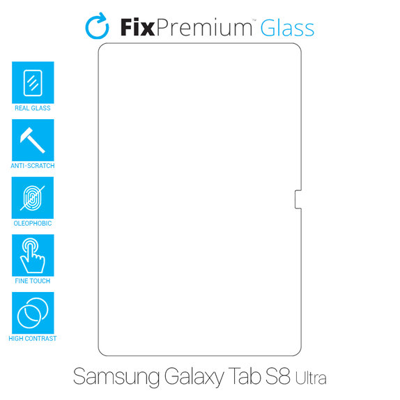 FixPremium Glass - Gehärtetes Glas für Samsung Galaxy Tab S8 Ultra