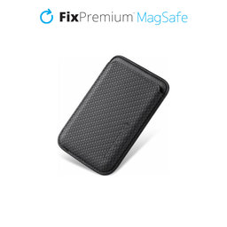 FixPremium - MagSafe Carbon Geldbörse, schwarz