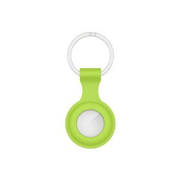 FixPremium - Silikon Schlüsselanhänger für AirTag, grün