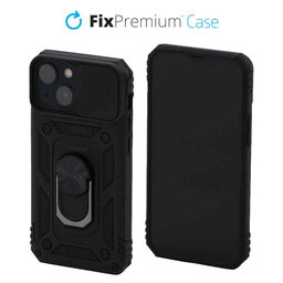 FixPremium - CamShield Hülle für iPhone 13 mini, schwarz