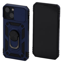 FixPremium - CamShield Hülle für iPhone 13 mini, blau