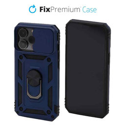 FixPremium - CamShield Hülle für iPhone 13 Pro, blau