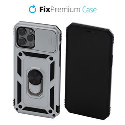 FixPremium - CamShield Hülle für iPhone 12 Pro Max, weiß