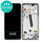 Xiaomi Mi 11i - LCD Display + Touchscreen Front Glas + Rahmen (Cosmic Black) OLED
