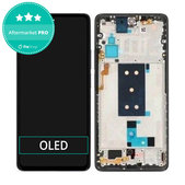 Xiaomi Poco F4 5G - LCD Display + Touchscreen Front Glas + Rahmen (Night Black) OLED