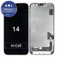 Display In-Cell FHD für iPhone 14, Touchscreen-Glas mit Rahmen, FixPremium