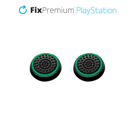 FixPremium - PS4/PS5 Controller Grip Caps - 2er-Set, grün