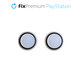 FixPremium - PS4/PS5 Controller Grip Caps - 2er-Set, transparent schwarz