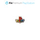 FixPremium - Retro Home Button für PS5 DualSense, weiß