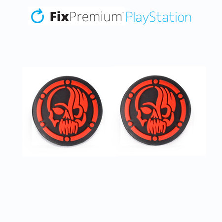 FixPremium - PS4/PS5 Skull Controller Grip Caps - 2er-Set