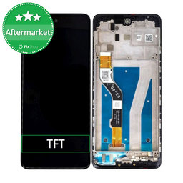 Motorola Moto G60 XT2135 - LCD Display + Touchscreen Front Glas + Rahmen (Charcoal Gray) TFT