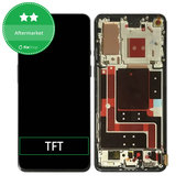 OnePlus 9 - LCD Display + Touchscreen Front Glas + Rahmen (Astral Black) TFT