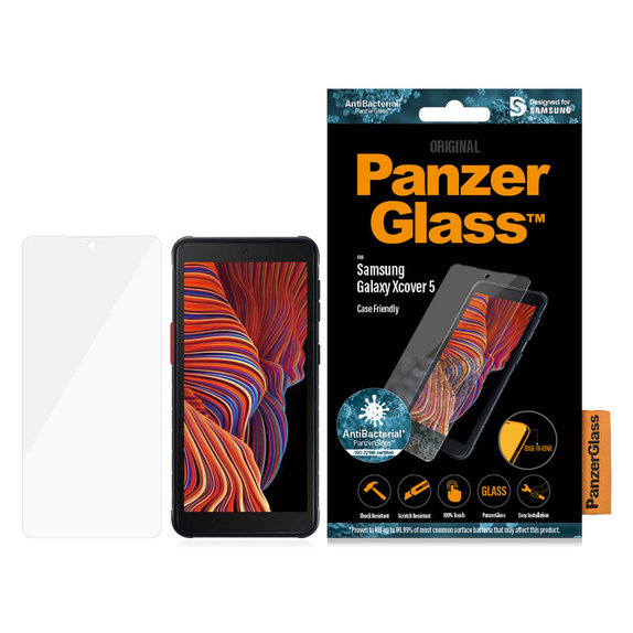Panzerglas Case Friendly AB für Samsung Galaxy Xcover 5, Klar, PanzerGlass