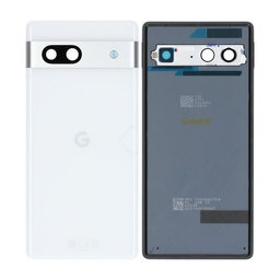 Google Pixel 7a - Akkudeckel (Snow) - G949-00389-00 Genuine Service Pack