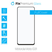 FixPremium FullCover Glass - Gehärtetes Glas für Motorola Moto G31