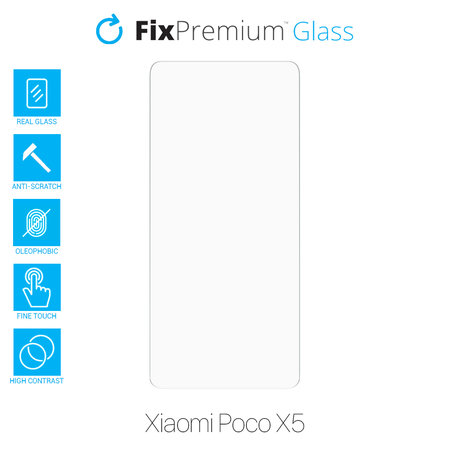 FixPremium Glass - Gehärtetes Glas für Poco X5