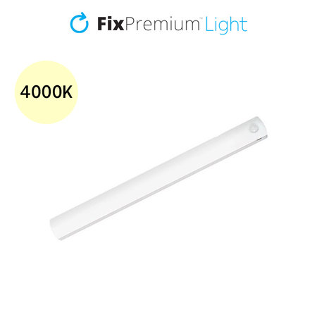 FixPremium - LED-Nachtlicht mit Bewegungssensor (warmes Gelb), (0.3m), weiß