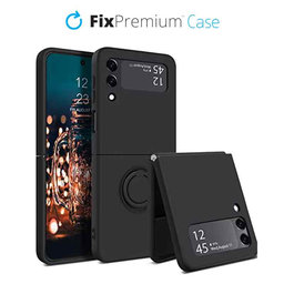 FixPremium - Hülle Ring für Samsung Galaxy Z Flip 4, schwarz