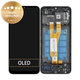 Samsung Galaxy A03 Core A032F - LCD Display + Touchscreen Front Glas + Rahmen (Black) - GH81-21711A Genuine Service Pack