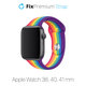 FixPremium - Silikonarmband für Apple Watch (38, 40 und 41mm), pride