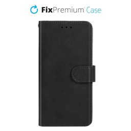 FixPremium - Hülle Book Wallet für iPhone 11 Pro Max, schwarz