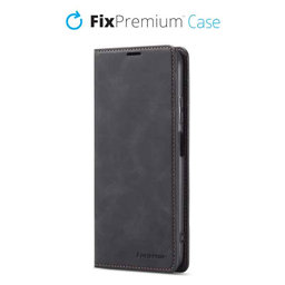 FixPremium - Hülle Business Wallet für iPhone 13 und 14, schwarz