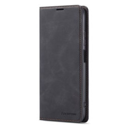 FixPremium - Hülle Business Wallet für Samsung Galaxy A14 5G, schwarz