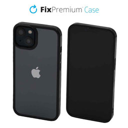 FixPremium - Hülle Invisible für iPhone 13 und 14, schwarz