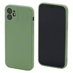 FixPremium - Hülle Rubber für iPhone 12 und 12 Pro, grün