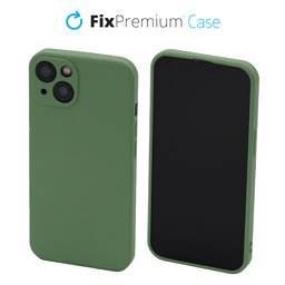 FixPremium - Hülle Rubber für iPhone 13 und 14, grün