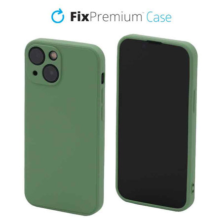 FixPremium - Hülle Rubber für iPhone 14 Plus, grün