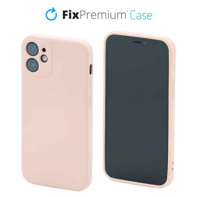 FixPremium - Hülle Rubber für iPhone 12 mini, orange