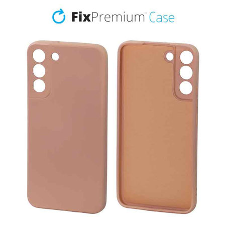 FixPremium - Hülle Rubber für Samsung Galaxy S22 Plus, orange