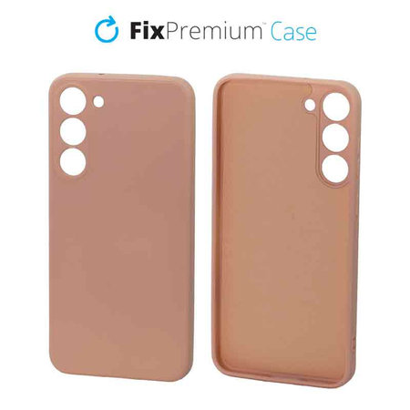 FixPremium - Hülle Rubber für Samsung Galaxy S23 Plus, orange