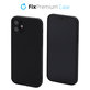 FixPremium - Hülle Rubber für iPhone 12 mini, schwarz