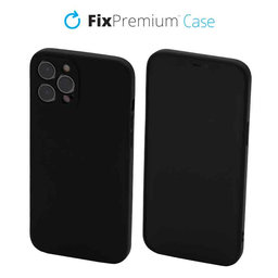 FixPremium - Hülle Rubber für iPhone 12 Pro Max, schwarz