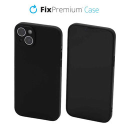 FixPremium - Hülle Rubber für iPhone 14 Plus, schwarz