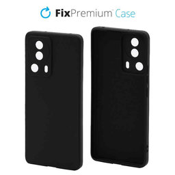 FixPremium - Hülle Rubber für Xiaomi 13 Lite, schwarz