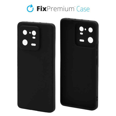 FixPremium - Hülle Rubber für Xiaomi 13 Pro, schwarz