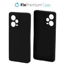 FixPremium - Hülle Rubber für Xiaomi Redmi Note 12 Pro Plus, schwarz