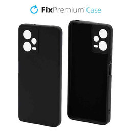 FixPremium - Hülle Rubber für Xiaomi Redmi Note 12 5G, schwarz
