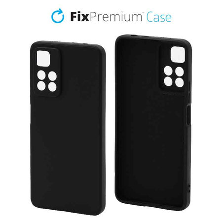 FixPremium - Hülle Rubber für Xiaomi Redmi Note 11 Pro Plus, schwarz