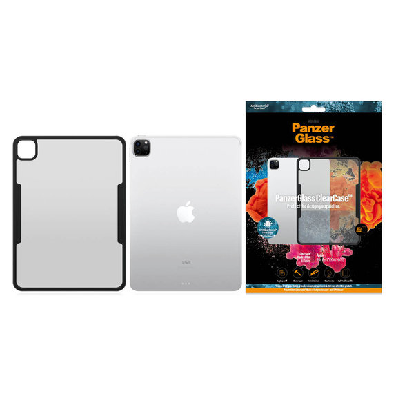 Hülle ClearCase AB für iPad Pro 11'' (2018/2020/2021), Schwarz, PanzerGlass