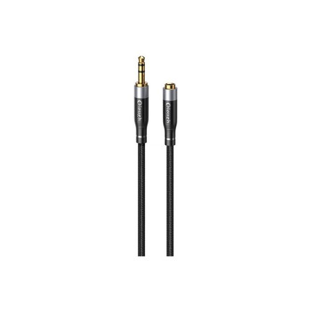 Elough - Jack 3.5mm (F) / Jack 3.5mm (M) AUX Kabel (2m), schwarz