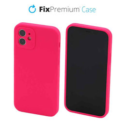 FixPremium - Silikon Hülle für iPhone 11, rosa
