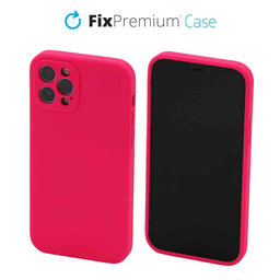 FixPremium - Silikon Hülle für iPhone 12 Pro, rosa