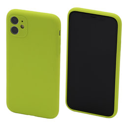 FixPremium - Silikon Hülle für iPhone 11, neon green