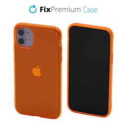 FixPremium - Hülle Clear für iPhone 11, orange