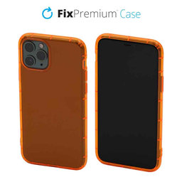 FixPremium - Hülle Clear für iPhone 11 Pro, orange
